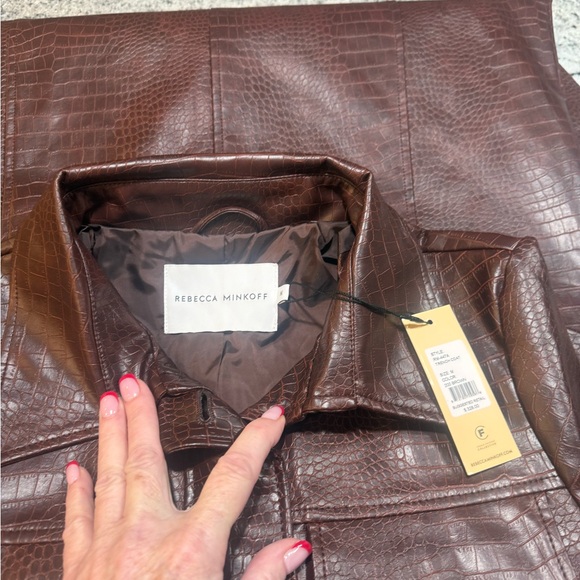 Rebecca Minkoff Belted Trench Coat - Picture 8 of 9